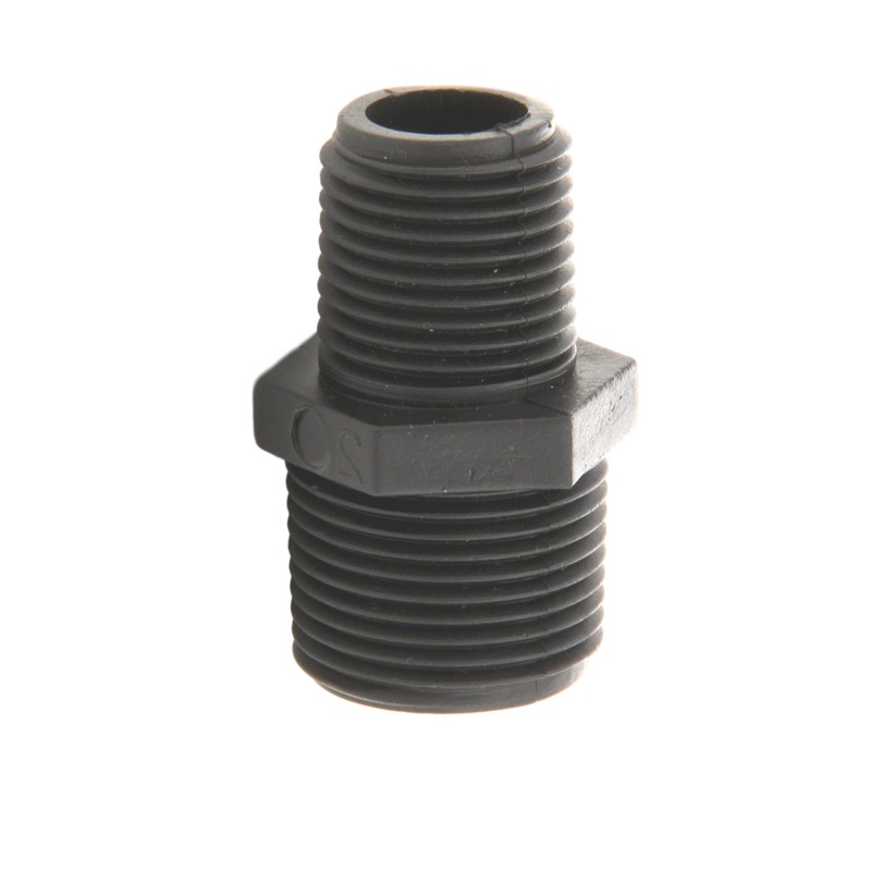 Male Reducing Adapter – HMRA1/2X3/4 – Nipple 1/2 X 3/4 Threaded Both Ends