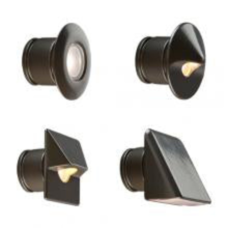 FX – MO3LEDRDFB -MO 3LED Wall Light, Round Faceplate, Flat Black