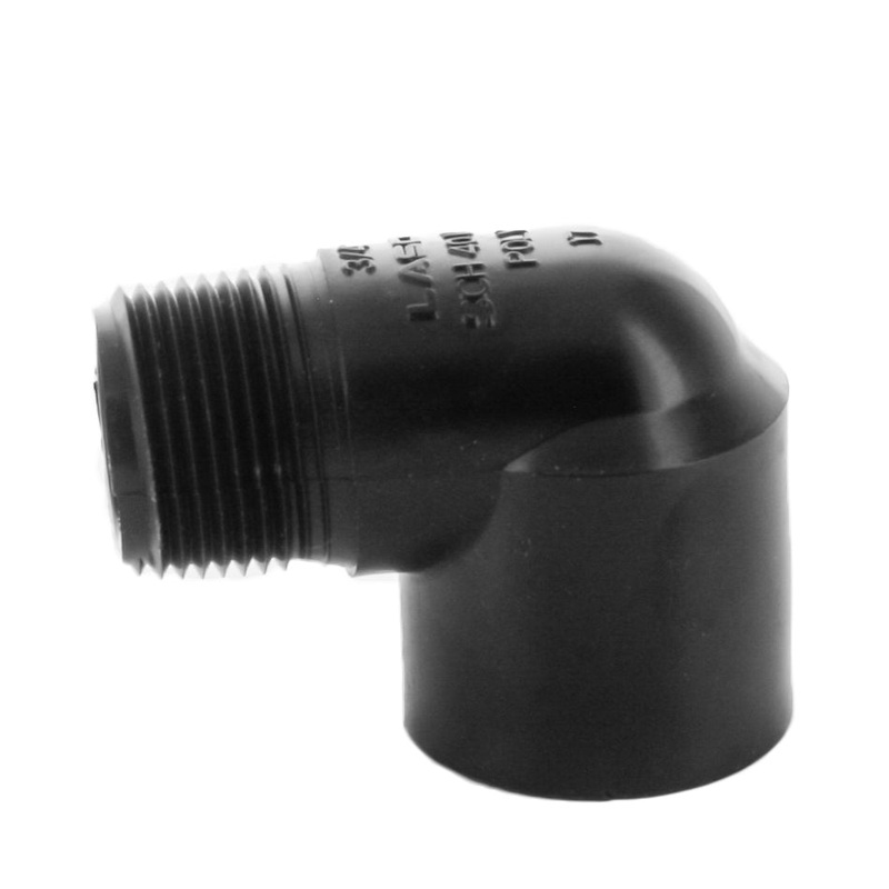 M412-007 – Marlex Street Elbow 3/4, MxF, Poly