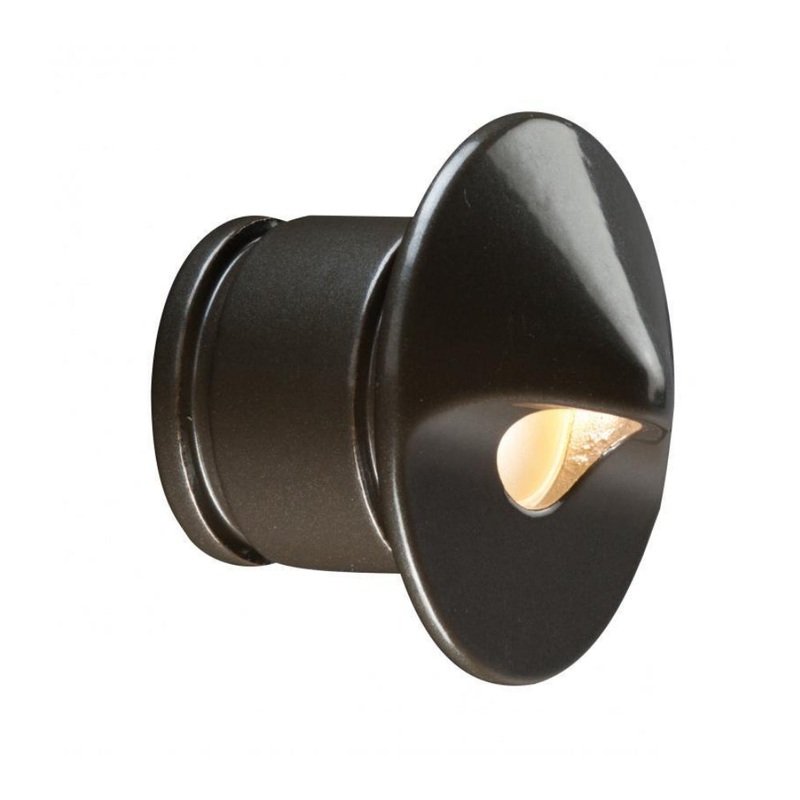 FX – PO1LEDRDBZ – PO Wall Light, 1LED, Round, Bronze Metallic