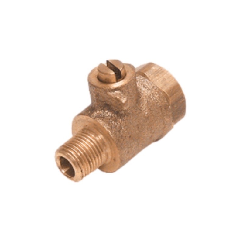 Zurn – 18-860XL – Wilkins Ball Type Test Cock Lead Free 1/8 in. MIPT x 1/4 in. FIPT