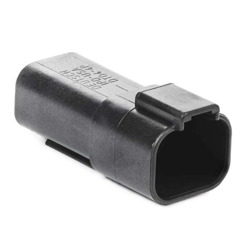 DT04-4P-E004 – DT Series – 4 Pin Receptacle – Black