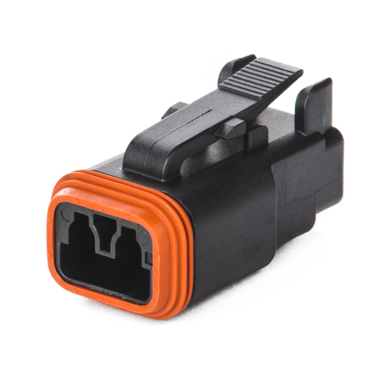 DT06-2S-E004 – DT Series – 2 Socket Plug – Black