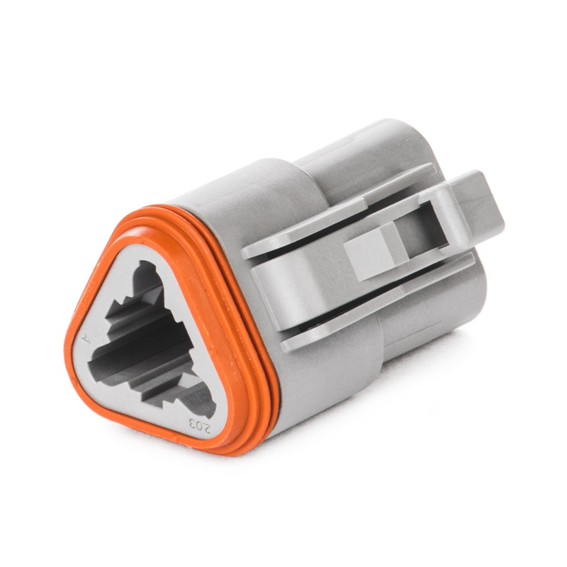 DT06-3S – DT Series – 3 Socket Plug – Gray