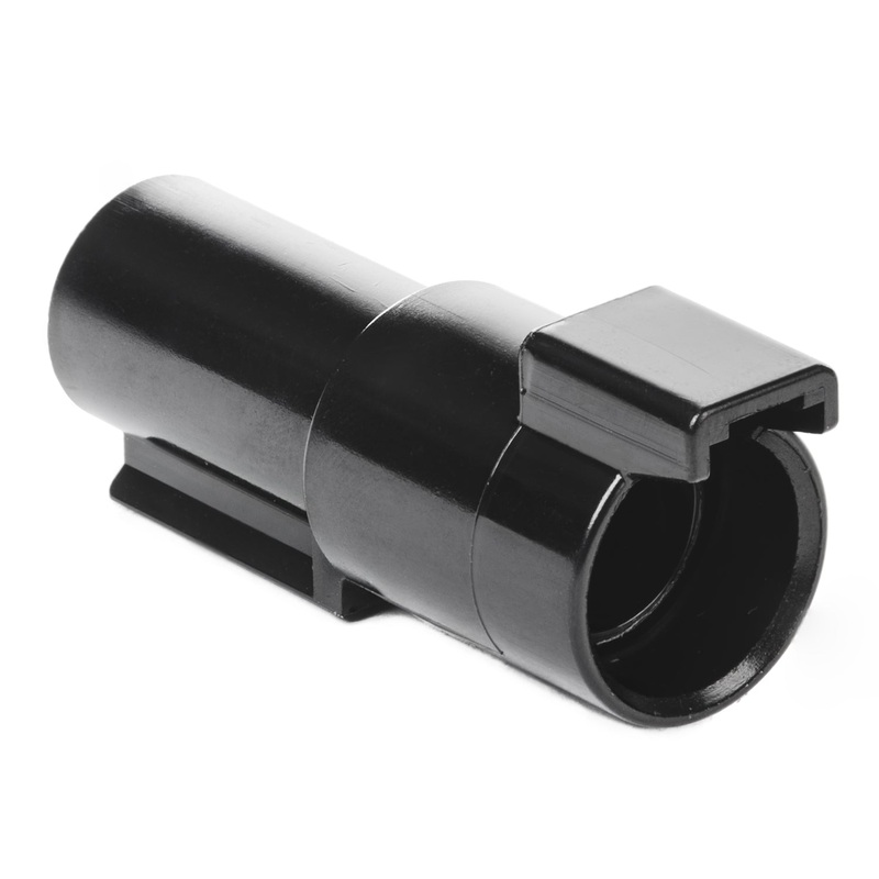 DTHD04-1-12P – DTHD Series – 12 Pin Receptacle – In-Line, Black