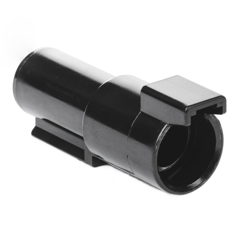 DTHD04-1-12P-E003 – DTHD Series – 12 Pin Receptacle – End Cap, Black
