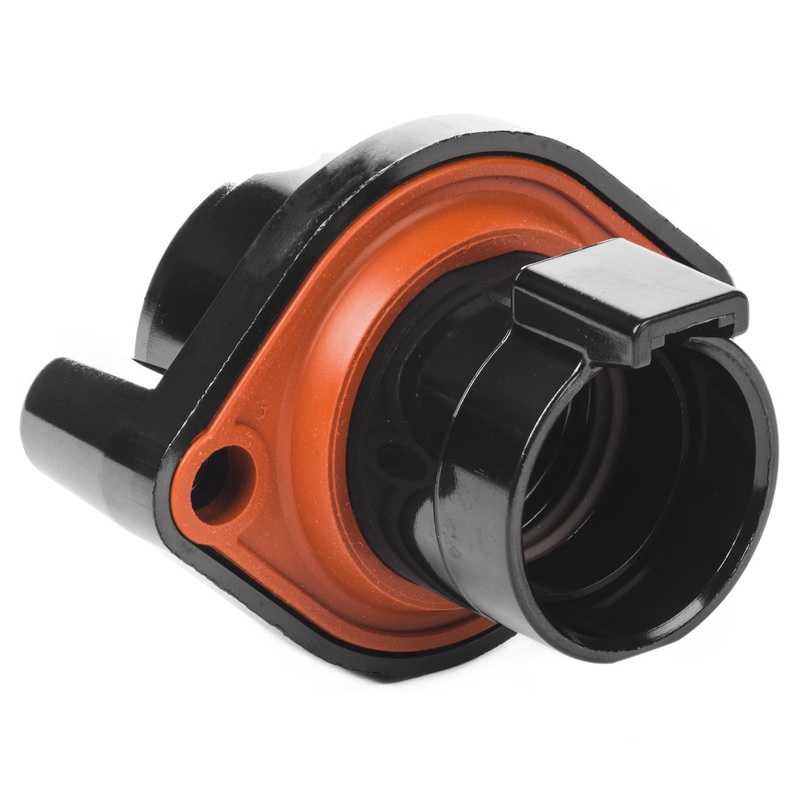 DTHD04-1-4P-L009 – DTHD Series – 4 Pin Receptacle – Sealed Flange, Black