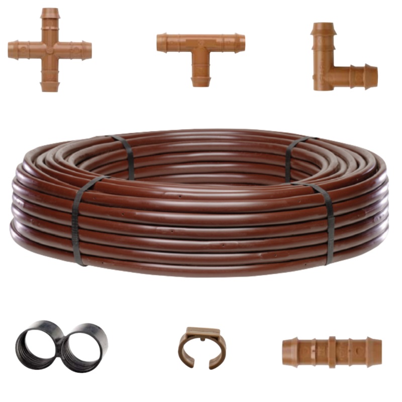 Netafim Techline CV 17 mm 100 ft Dripline Kit
