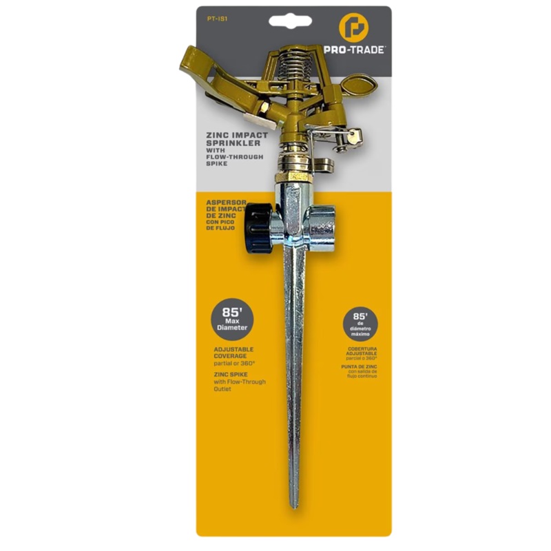 Pro-Trade – PT-IS1 – Pro-Trade Impact Sprinkler w/ Zinc Head and Zinc Spike
