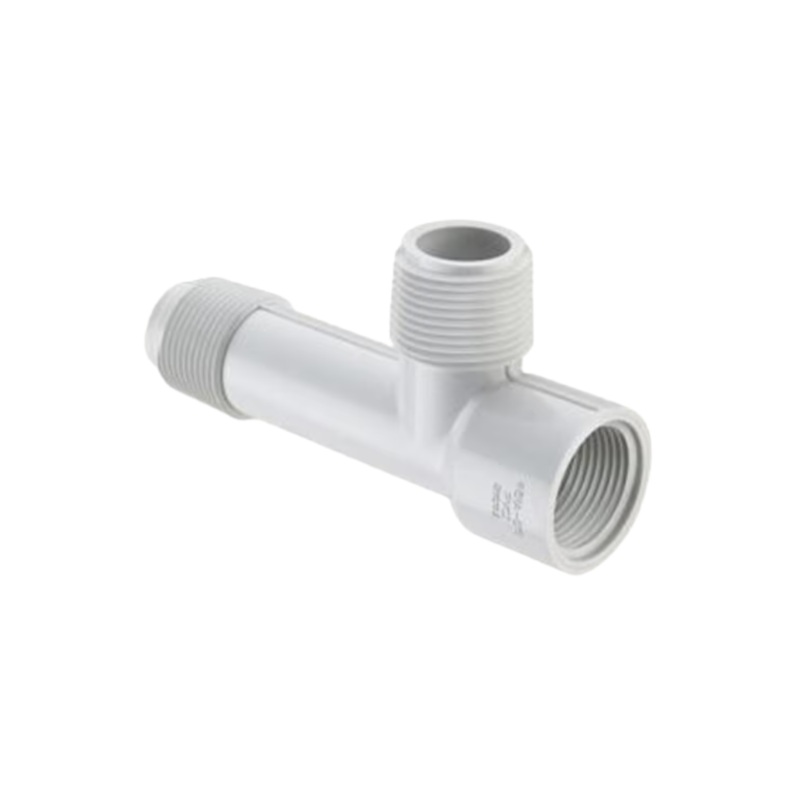 Sch 40 PVC O-Ring Sealed Manifold Tee MIPT x FIPT x MIPT | Choose Your Size