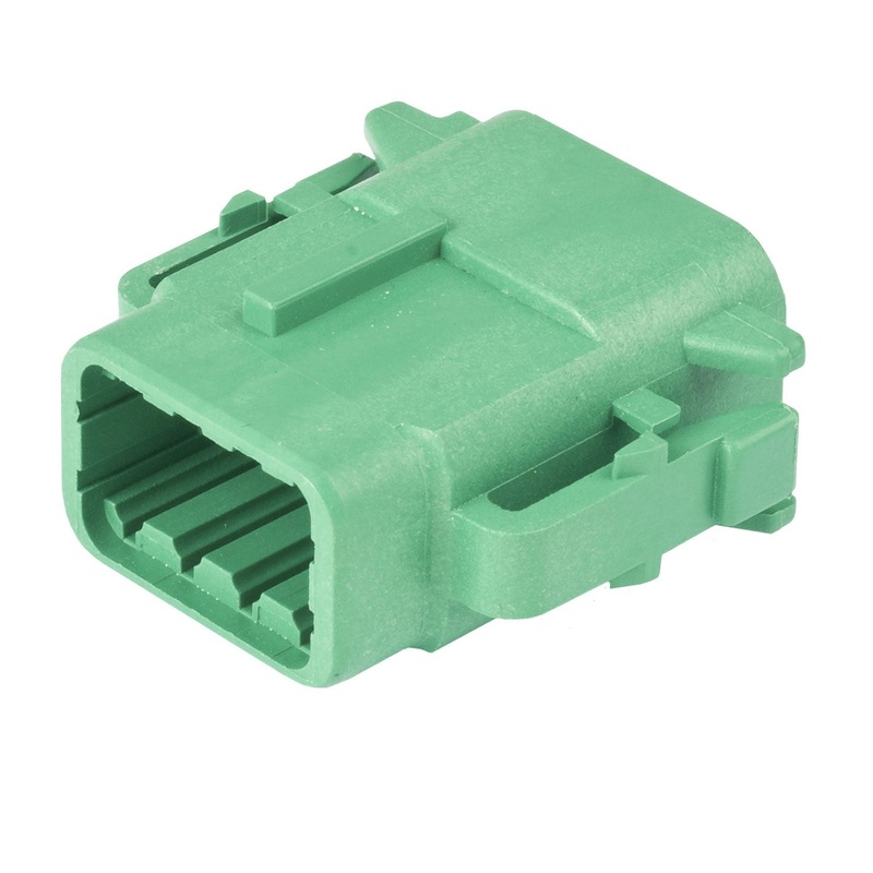 DTM06-08SC – DTM Series – 8 Socket Plug – C Key, Green