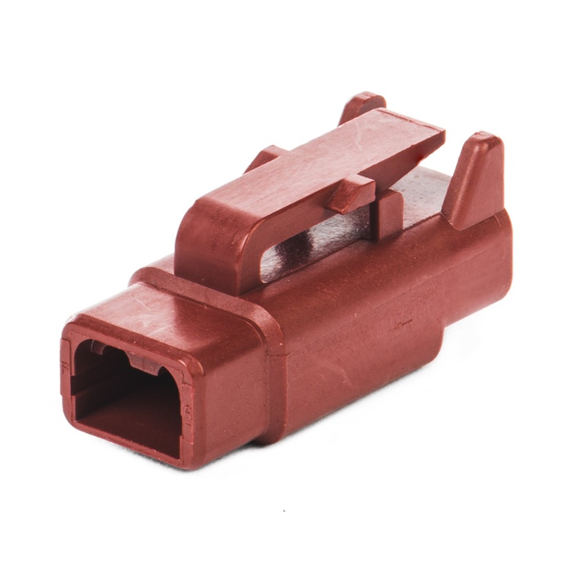DTM06-2S-RD – DTM Series – 2 Socket Plug – Red