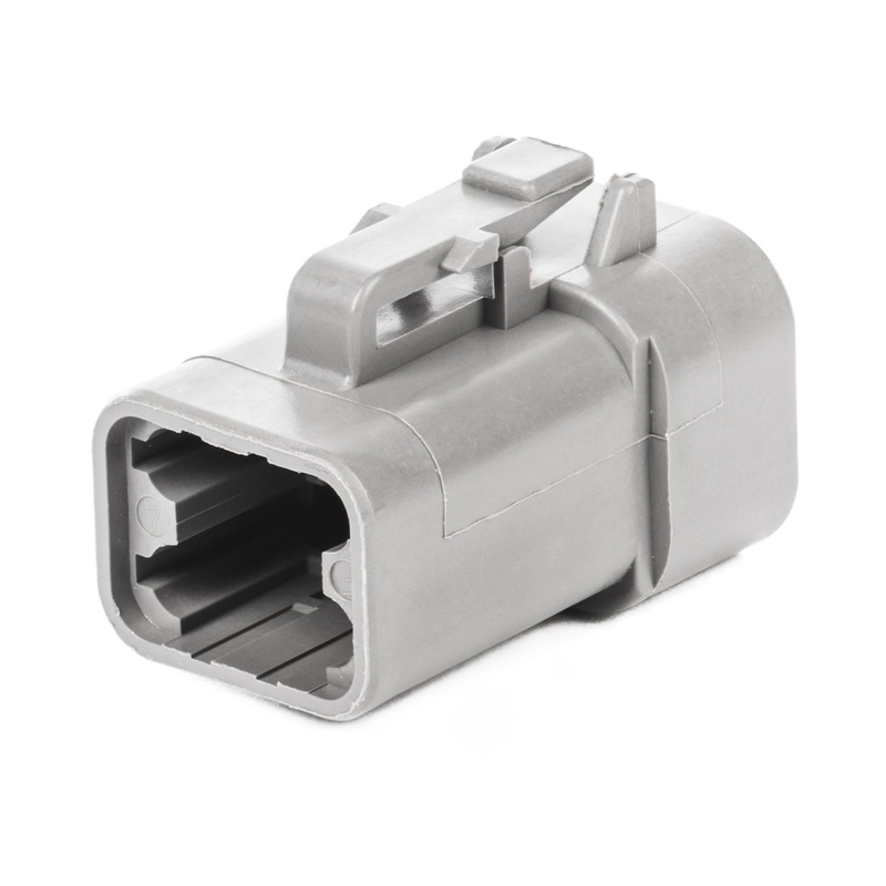 DTP06-4S – DTP Series – 4 Socket Plug – Gray