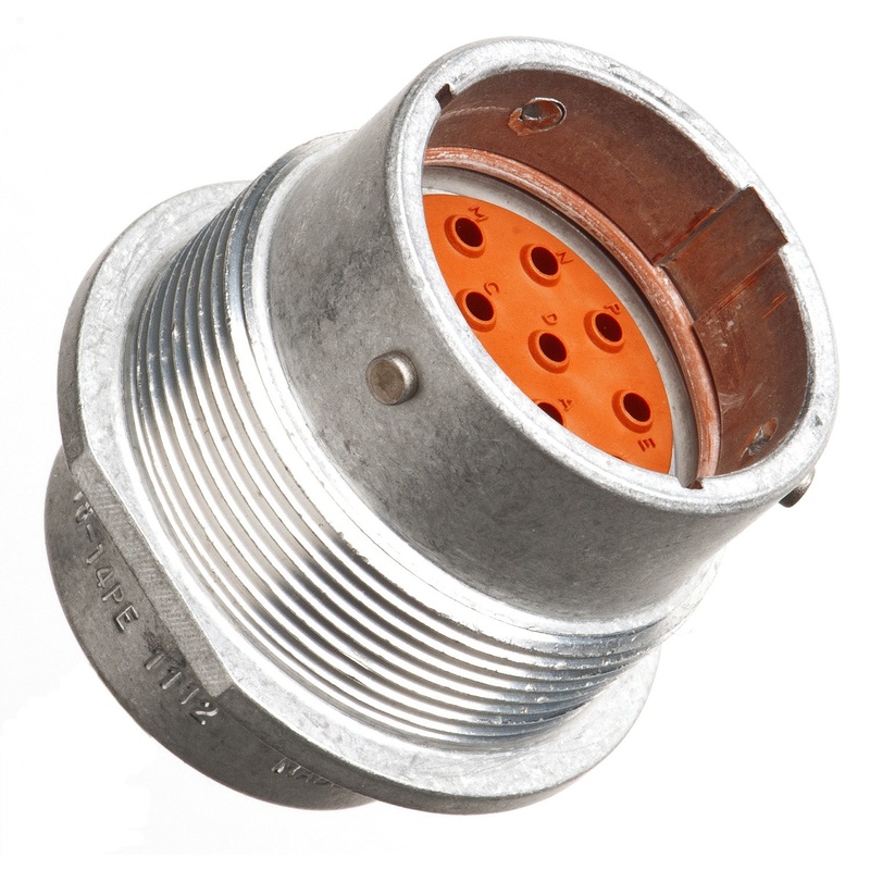 HD34-18-14PE – HD30 Series – 14 Pin Receptacle – 18 Shell, E Seal, Flange