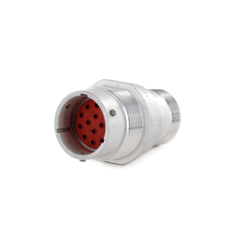 HD34-18-14PN-072 – HD30 Series – 14 Pin Receptacle – 18 Shell, N Seal, Adapter, Flange