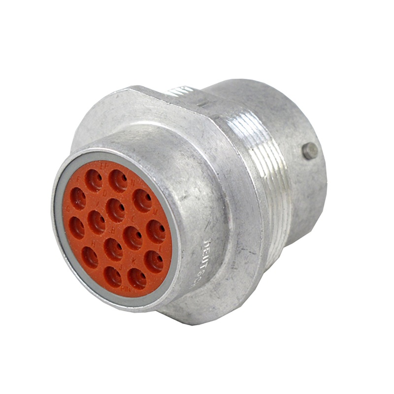 HD34-18-14PT – HD30 Series – 14 Pin Receptacle – 18 Shell, T Seal, Flange