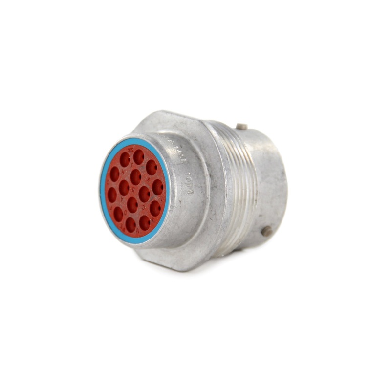 HD34-18-14SE – HD30 Series – 14 Socket Receptacle – 18 Shell, E Seal, Reverse, Flange