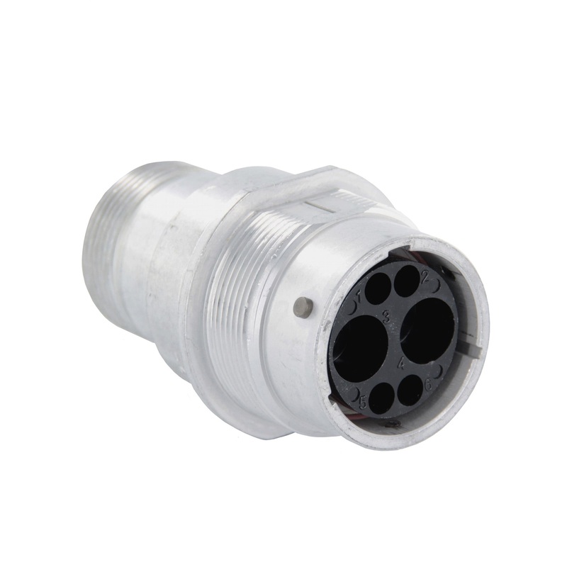 HD34-18-6PN-072 – HD30 Series – 6 Pin Receptacle – 18 Shell, N Seal, Adapter, Flange