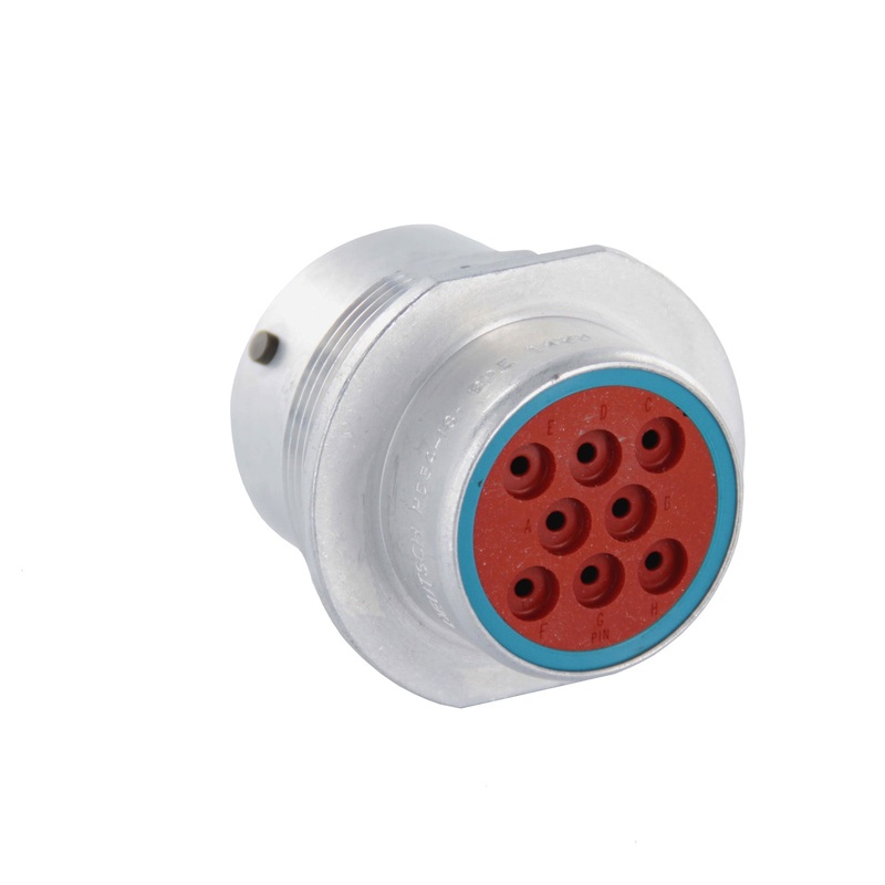 HD34-18-8PE – HD30 Series – 8 Pin Receptacle – 18 Shell, E Seal, Flange