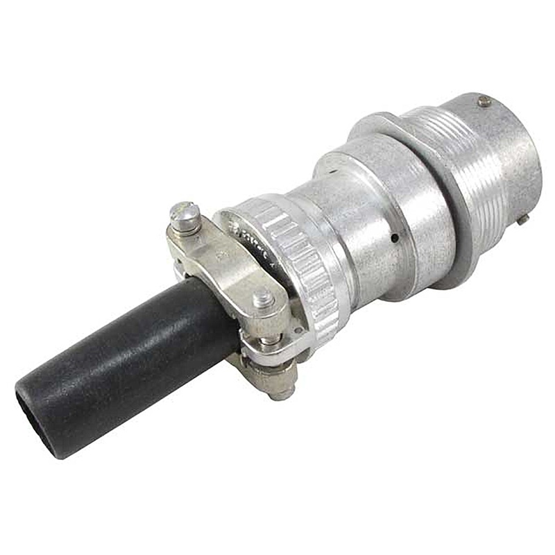 HD34-18-8SE-059 – HD30 Series – 8 Socket Receptacle – 18 Shell, E Seal, Reverse, Cable Clamp,  Flange