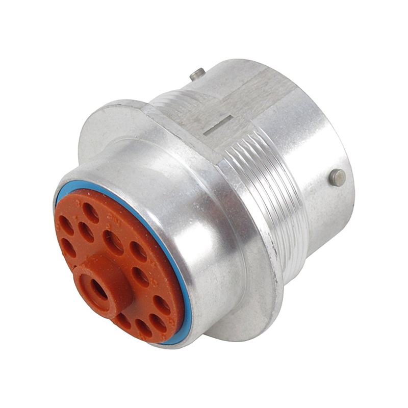HD34-24-14PE – HD30 Series – 14 Pin Receptacle – 24 Shell, E Seal, Flange
