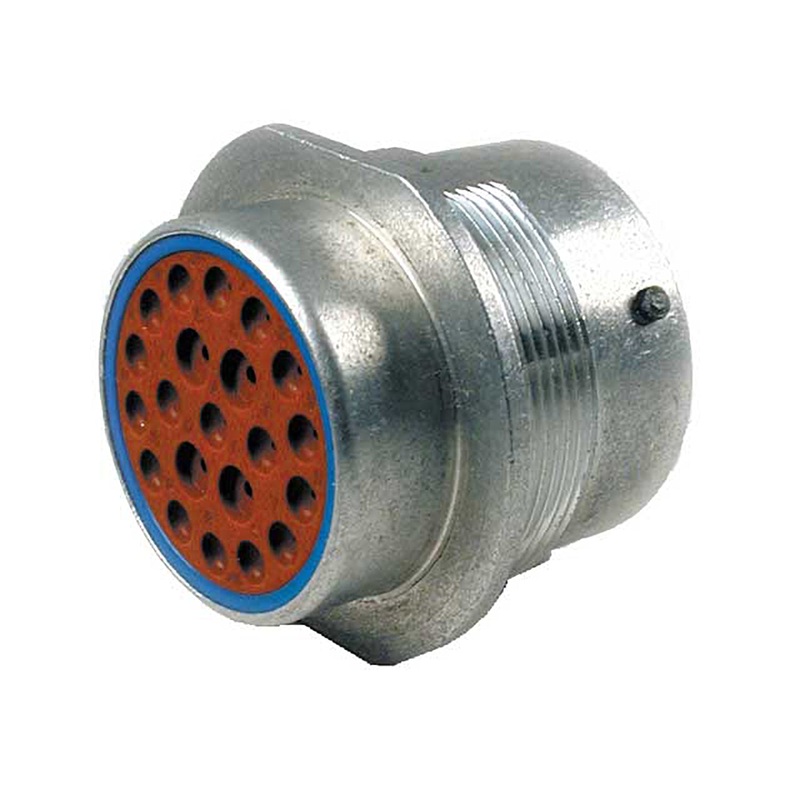 HD34-24-21PE – HD30 Series – 21 Pin Receptacle – 24 Shell, E Seal, Flange