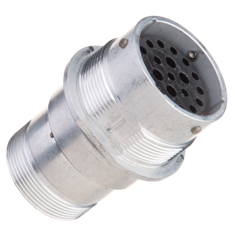 HD34-24-21SN-072 – HD30 Series – 21 Socket Receptacle – 24 Shell, N Seal, Reverse, Adapter, Flange