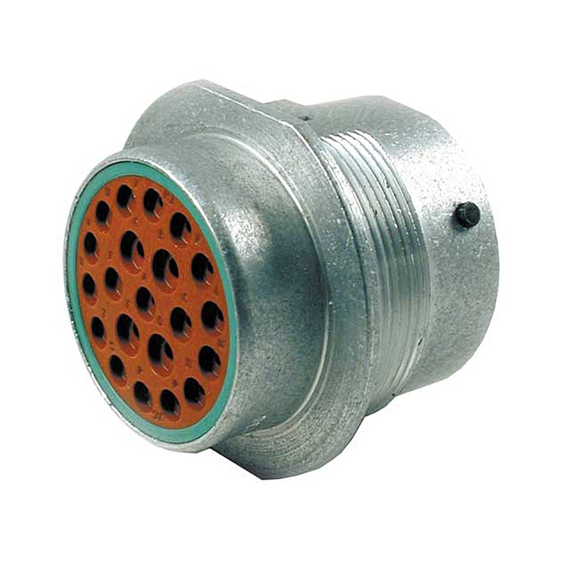 HD34-24-21SN – HD30 Series – 21 Socket Receptacle – 24 Shell, N Seal Reverse, Flange