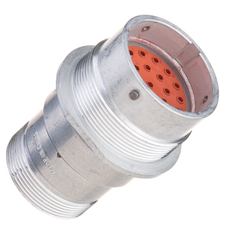 HD34-24-23PN-072 – HD30 Series – 23 Pin Receptacle – 24 Shell, N Seal, Adapter, Flange