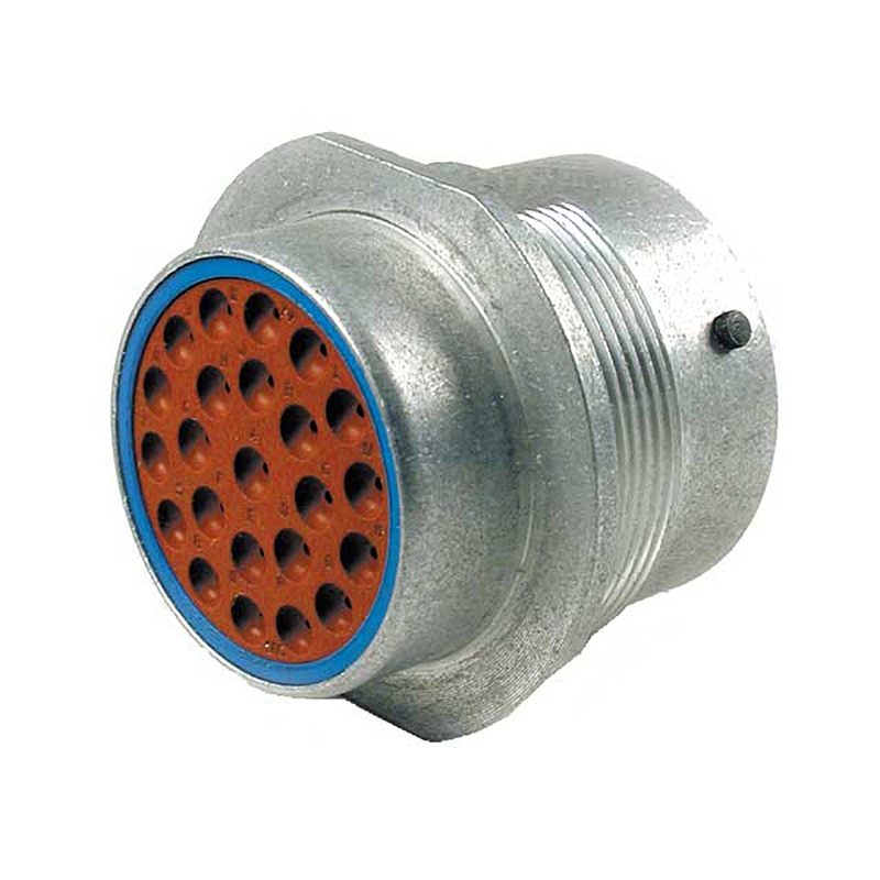 HD34-24-23SE – HD30 Series – 23 Socket Receptacle – 24 Shell, E Seal, Reverse, Flange