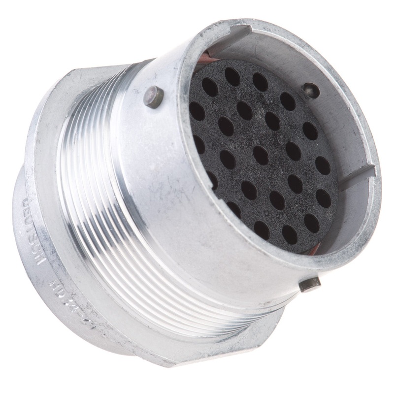 HD34-24-23SN – HD30 Series – 23 Socket Receptacle – 24 Shell, N Seal, Reverse, Flange