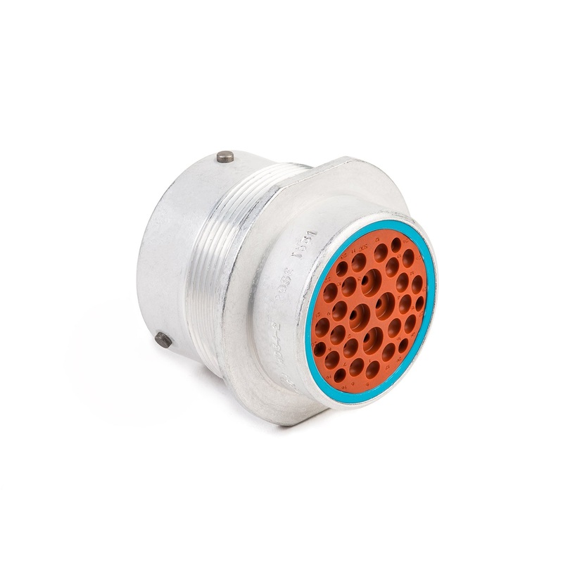 HD34-24-29SE – HD30 Series – 29 Socket Receptacle – 24 Shell, E Seal, Flange