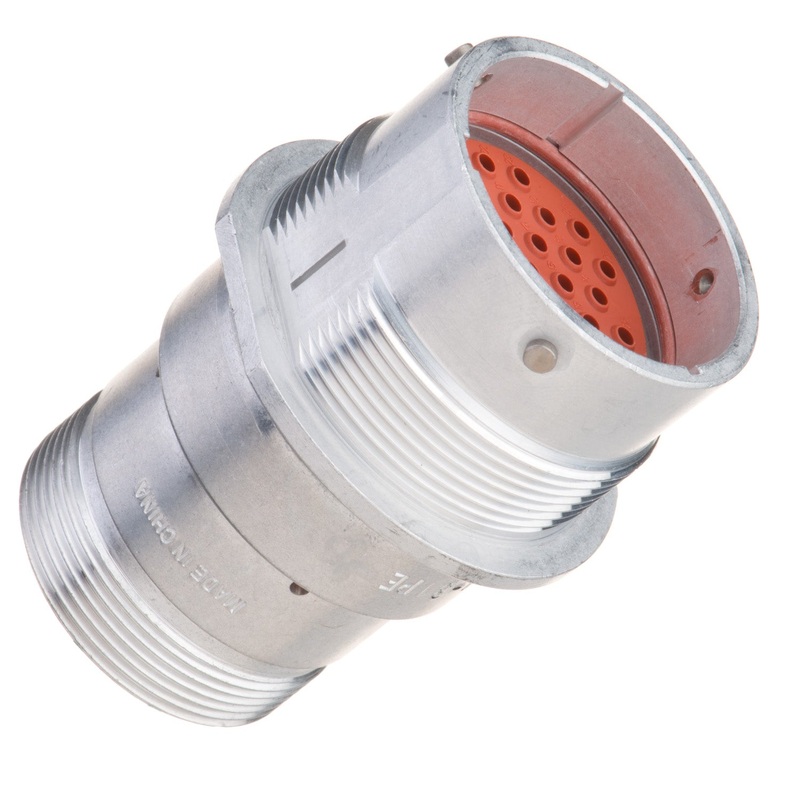 HD34-24-31PE-072 – HD30 Series – 31 Pin Receptacle – 24 Shell, E Seal, Adapter, Flange