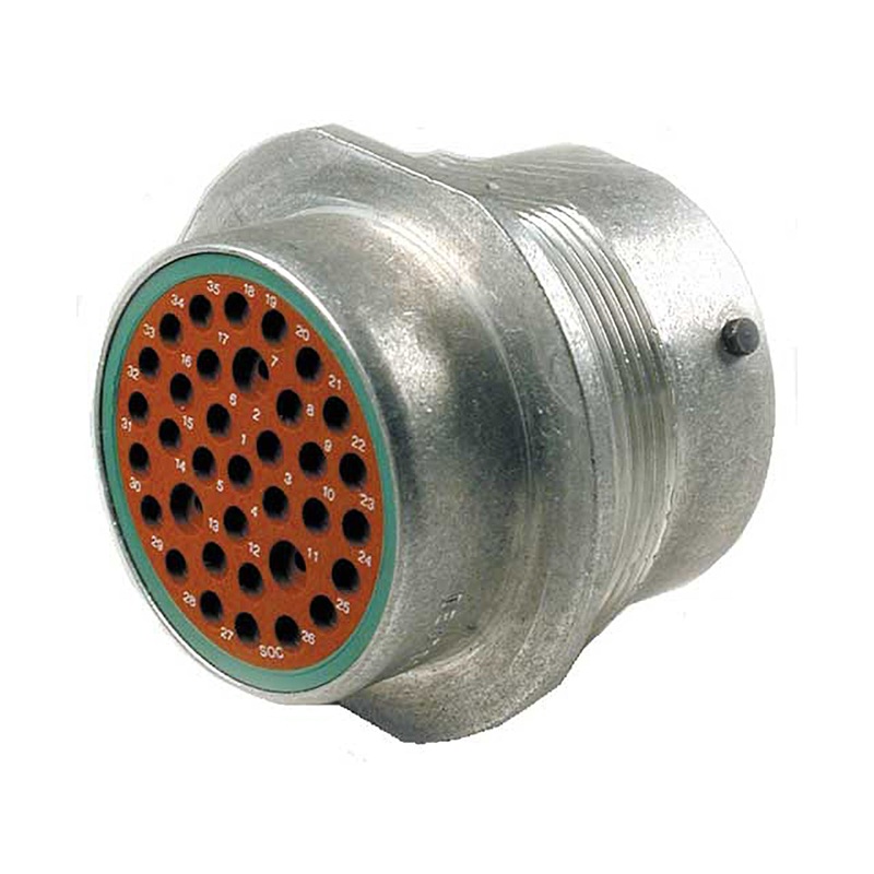 HD34-24-35SN – HD30 Series – 35 Socket Receptacle – 24 Shell, N Seal, Reverse, Flange