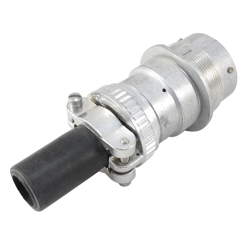 HD34-24-47SE-059 – HD30 Series – 47 Socket Receptacle – 24 Shell, E Seal, Reverse, Cable Clamp, Flange