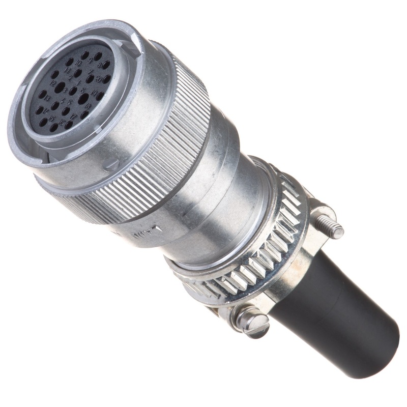 HD36-18-20SN-059 – HD30 Series – 20 Socket Plug – 18 Shell, N Seal, Cable Clamp