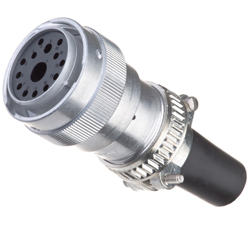 HD36-24-14SN-059 – HD30 Series – 14 Socket Plug – 24 Shell, N Seal, Cable Clamp