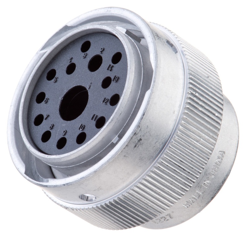 HD36-24-14SN – HD30 Series – 14 Socket Plug – 24 Shell, N Seal