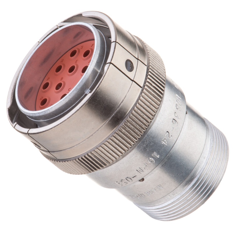 HD36-24-16PN-072 – HD30 Series – 16 Pin Plug – 24 Shell, N Seal, Reverse, Adapter