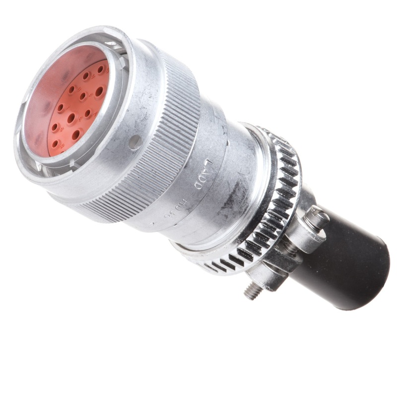 HD36-24-21PN-059 – HD30 Series – 21 Pin Plug – 24 Shell, E Seal, Reverse, Cable Clamp