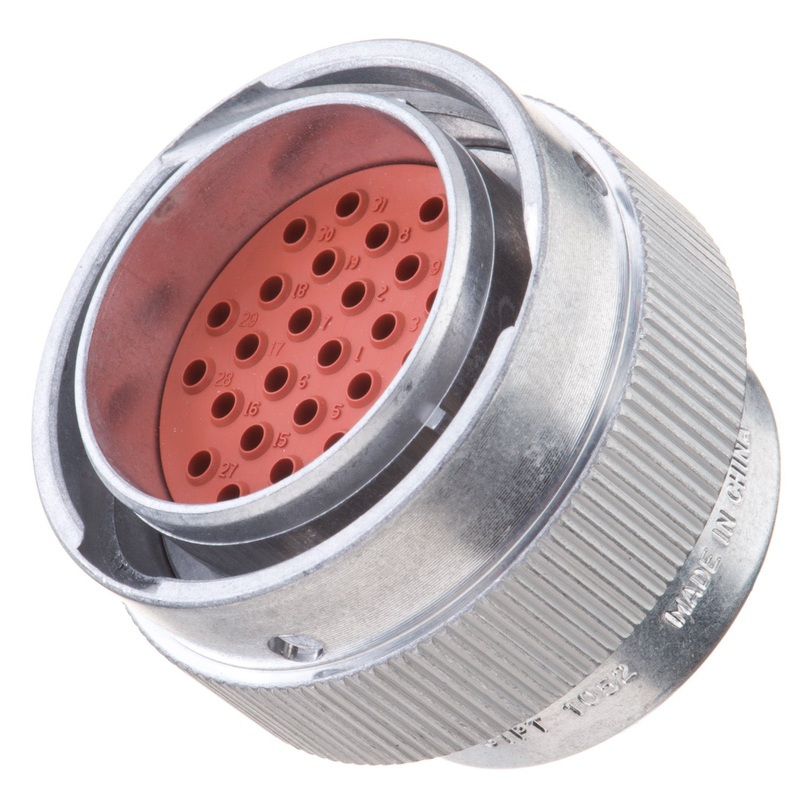 HD36-24-31PT – HD30 Series – 31 Pin Plug – 24 Shell, T Seal, Reverse
