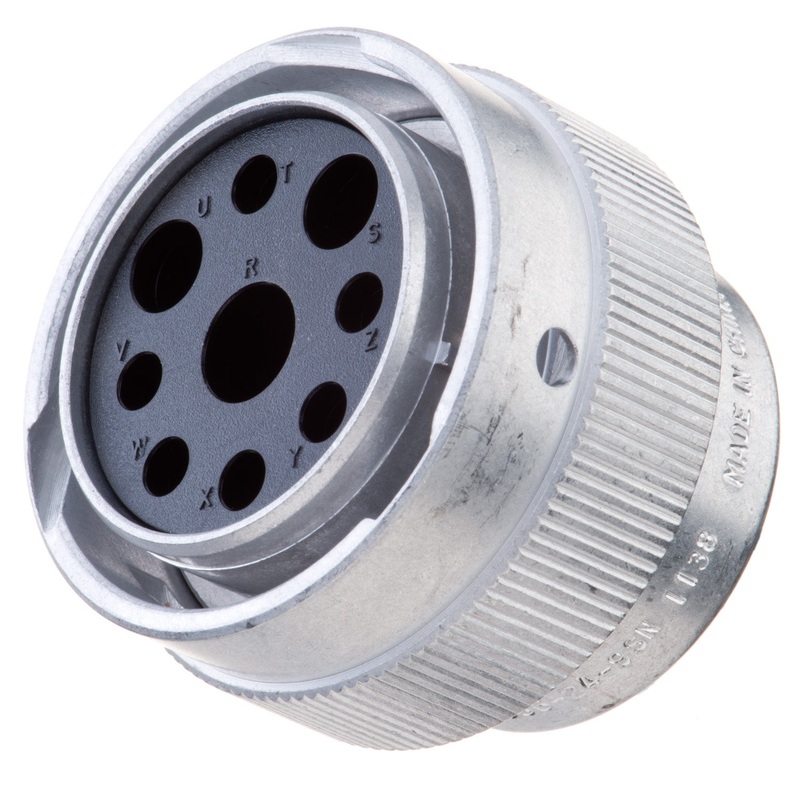 HD36-24-9SN – HD30 Series – 9 Socket Plug – 24 Shell, N Seal