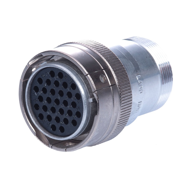 HDB36-24-31ST-059 – HD30 Series – 31 Socket Plug – 24 Shell, T Seal, Breakaway, Cable Clamp