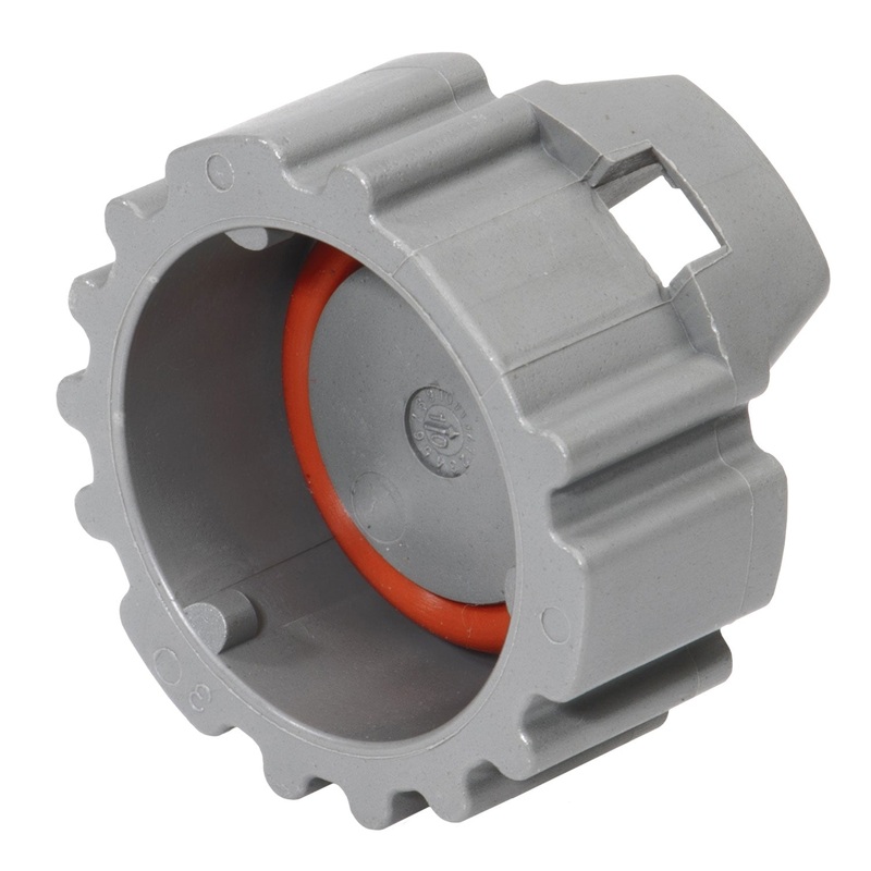 HDC16-3 – HD10 Series – Dust Cap for 3 Cavity Receptacle – Gray