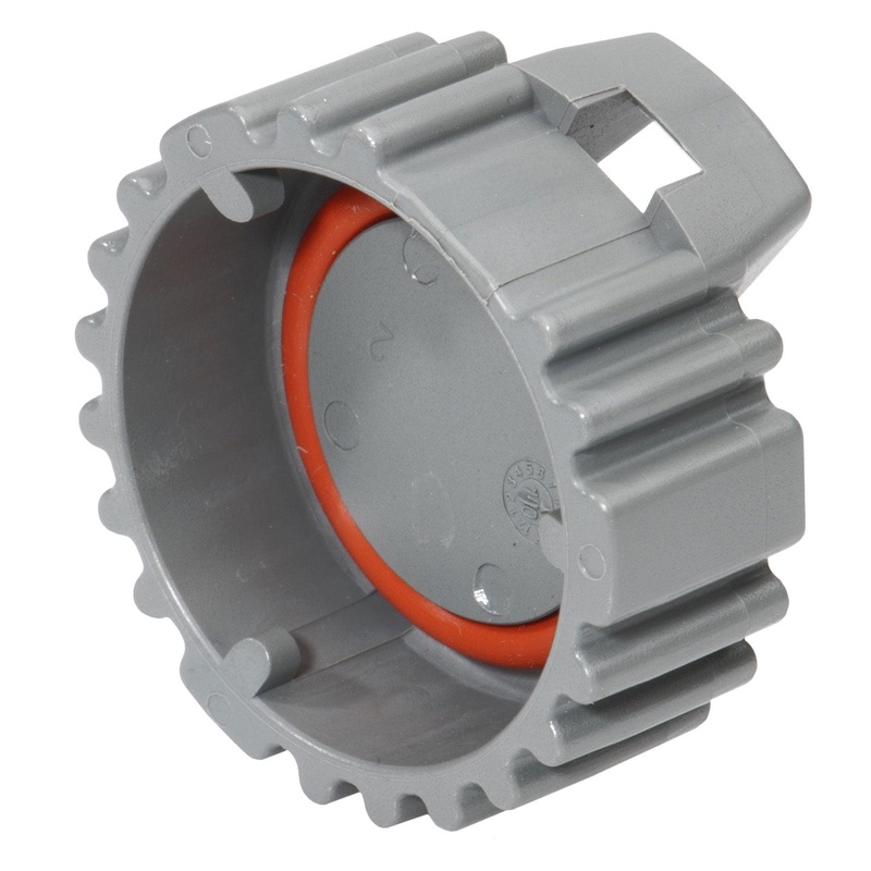 HDC16-5 – HD10 Series – Dust Cap for 5 Cavity Receptacle – Gray