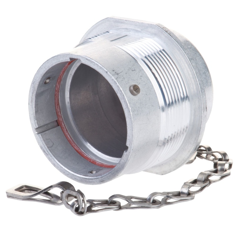 HDC34-24 – HD30 Series – Dust Cap for 24 Shell Plug – Chain With Eyelet