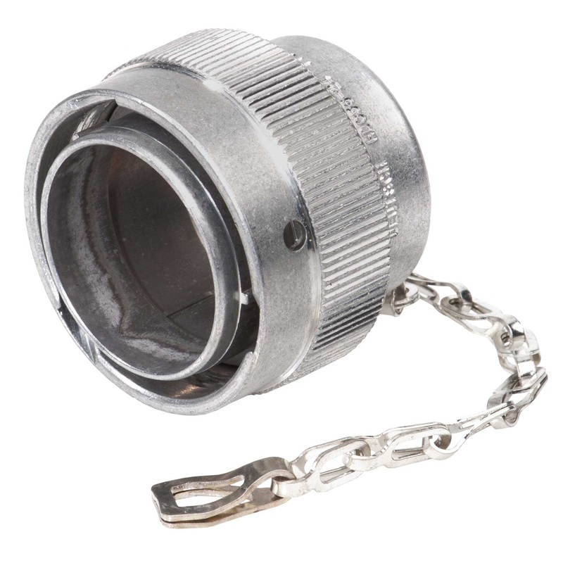 HDC36-24 – HD30 Series – Dust Cap for 24 Shell Receptacle – Chain With Eyelet
