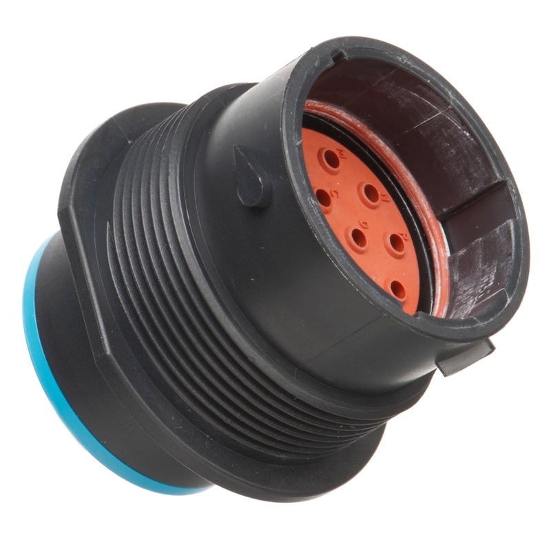 HDP24-18-14PE – HDP20 Series – 14 Pin Receptacle – 18 Shell, E Seal, Flange