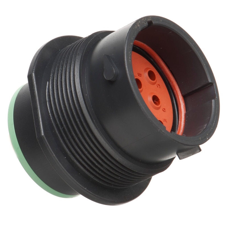 HDP24-18-8PN – HDP20 Series – 8 Pin Receptacle – 18 Shell, N Seal, Flange