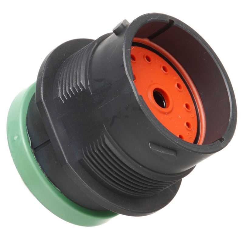 HDP24-24-14PN-L017 – HDP20 Series – 14 Pin Receptacle – 24 Shell, N Seal, Ring Adapter, Flange